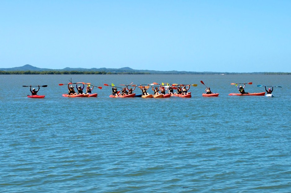 Redlands Kayak Tours Pic 1 - Kayaking at Thompson Beach Victoria Point Qld