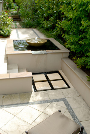 Soul Havens Landscape Design Pic 2 - Water feature paving