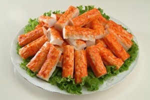 Great Gourmet Vegetarian Food Made Easy Pic 3 - Vegan Crabsticks