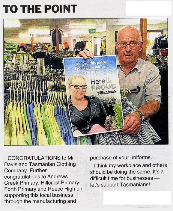 Tasmanian Clothing Company in Launceston, TAS, Clothing Manufacturers