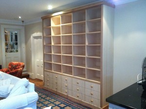 Emerald Building & Carpentry Services Pic 2 - Tassie oak veneer displaystorage unit