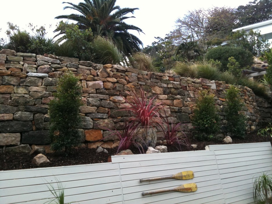 Green Gardenz Pic 1 - How to incorporate beautiful sandstone work in a garden in Avalon