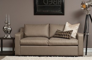 Sofa Studio Pic 4 - Club Double Sofa Bed in Taupe