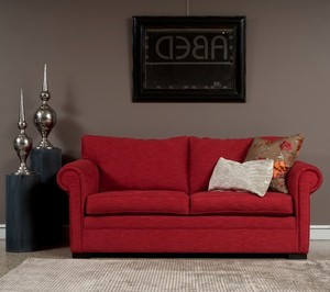 Sofa Studio Pic 5 - Highlands Double Sofa Bed in Cherry