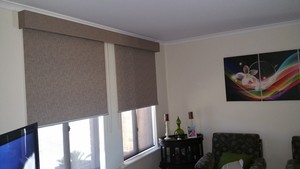 A & D Blinds Pic 3 - Fasionable Roller Blinds with complimentary pelmets