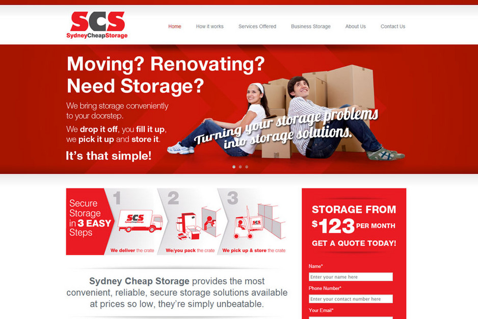 Scott Minnis Design Studio Pic 1 - Sydney City Storage Website