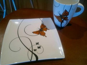 suzyspirit creations Pic 2 - side plate mug set 25