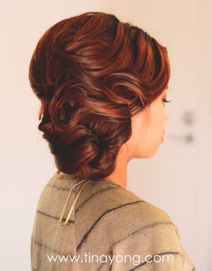 Tina Yong Pic 4 - Updo for Megan