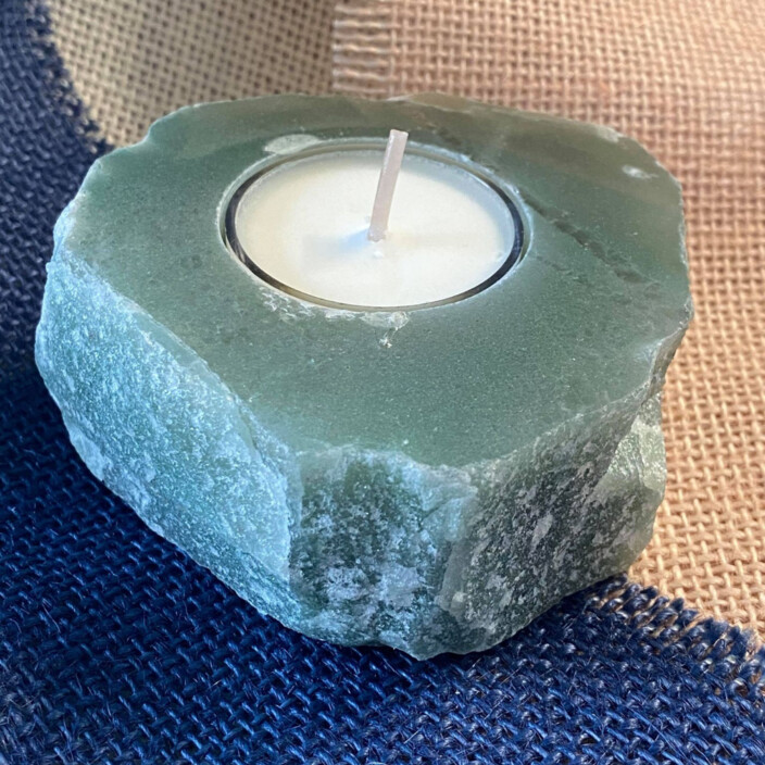 An Array Of Gifts Pic 1 - Green Aventurine Candle Holder