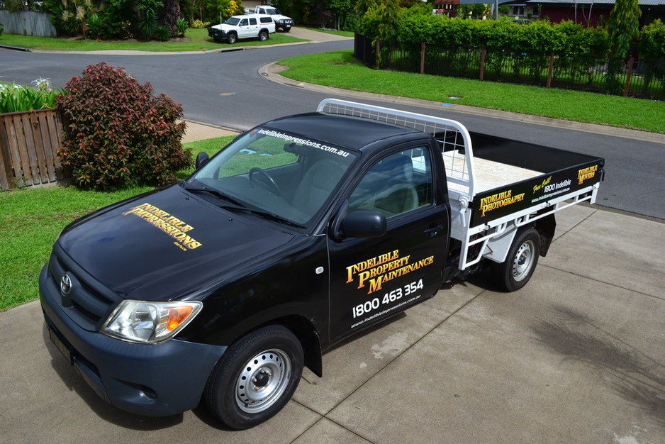 Indelible Movers Pic 2 - For those dirty jobs or rubbish removals our property maintenance ute is available