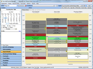 Patient Management Software Australia Pic 2 - Appointment Book