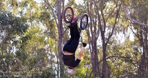 Dark Twilight Photography Pic 4 - Nathan lanky Phillips BMX practice the Compound