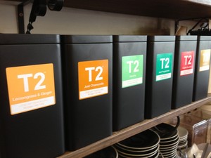 Berkelouw Cafe Eumundi Pic 5 - TEA by T2 Earl Grey English Breakfast Peppermint Sencha Lemongrass Ginger Chamomile