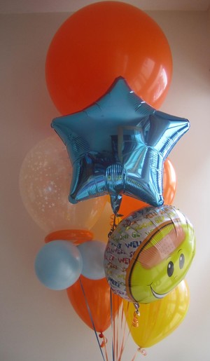 Babyandbirthdayballoons.com.au Pic 2 - Foil helium balloon package