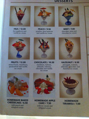 H & A Coffee House Pic 3 - Best thing is these deserts are served just as you see here