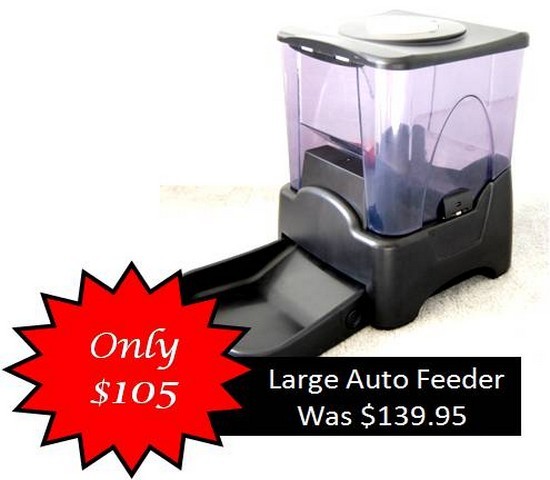 LargeAutoFeeder.com.au Pic 1 - our large auto pet feeder