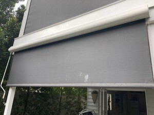 Arab Awnings Pty Ltd Pic 3 - Existing blind outside