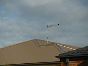 Australian TV Antennas Wall Mounting Service Pic 4 - Iron Roof mount Can be installed where signal is at its best Tv Antenna Cranbourne