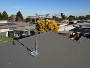 Australian TV Antennas Wall Mounting Service Pic 3 - Iron roof mount installation Digital antenna Great reception TV Antenna Cranbourne