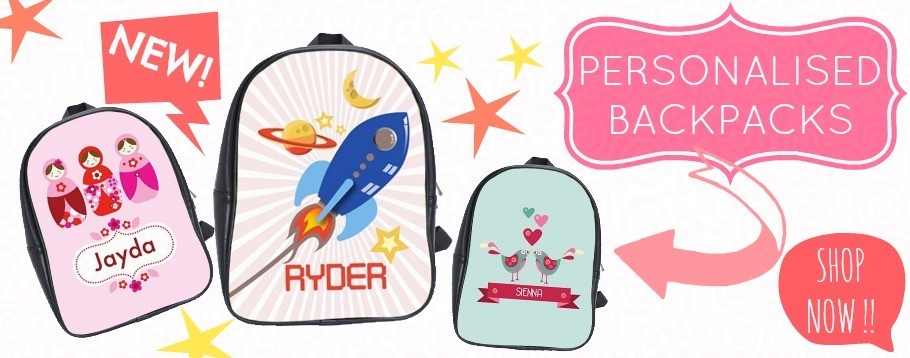 Lexi and Lily Pic 2 - Personalised backpacks for kids Online baby and kids store Lexi and Lily