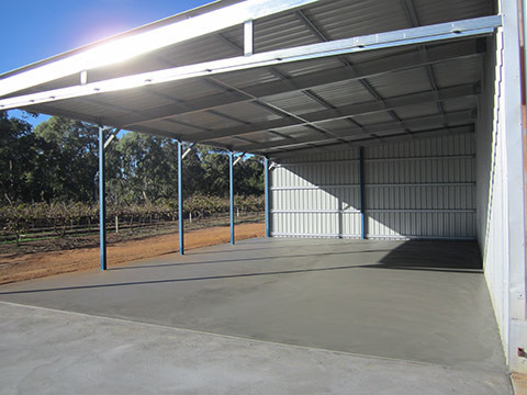 Steve Kingsley Concreter Pic 1 - Brand new concrete shed floor