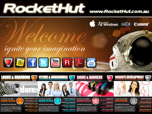 RocketHut Pic 1 - Logos Branding