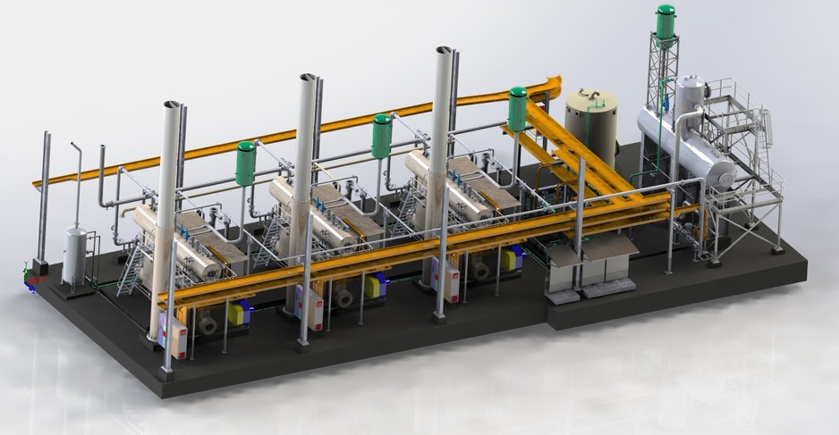 PWSHunt Boilers Pic 1 - PWS Hunt Boilers full 3D project models can be integrated as part of projects