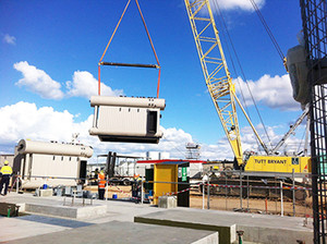 PWSHunt Boilers Pic 2 - PWS Hunt Boilers site installation of 9MW Steam Boilers