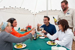 Kangaroo Island Odysseys Pic 2 - Outdoor gourmet lunch in bush setting