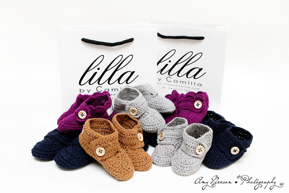 Lilla By Camilla Pic 1 - Some of the gorgeous little booties from Lilla By Camilla