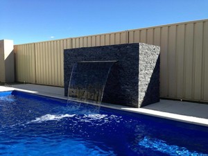 Roberts Bricks Pic 4 - Water feature for a pool in Ashby