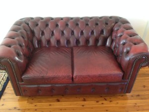 Impact Leather Care Pic 3 - Fading Chesterfield