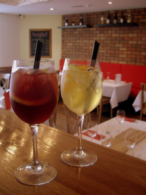 Pintxo Spanish Taperia Tapas Restaurant Pic 2 - white red sangria perfect for a hot day