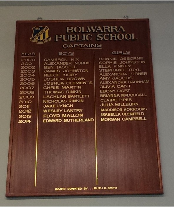 Maitland Signs Pic 1 - honour boards