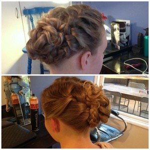 Ash's Hair at Home Pic 4 - Braided updo