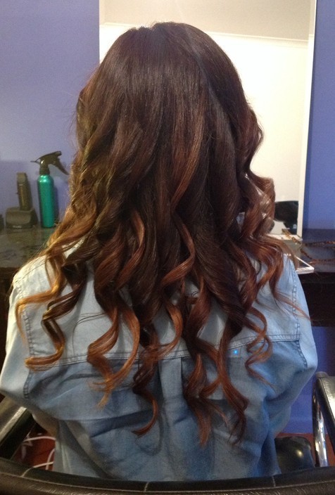 Ash's Hair at Home Pic 1 - GHD curls