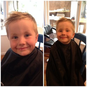 Ash's Hair at Home Pic 3 - Kids cut