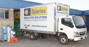 Solartex Insulation Solutions Pic 2 - Loading up the Solartex truck for a days installation job