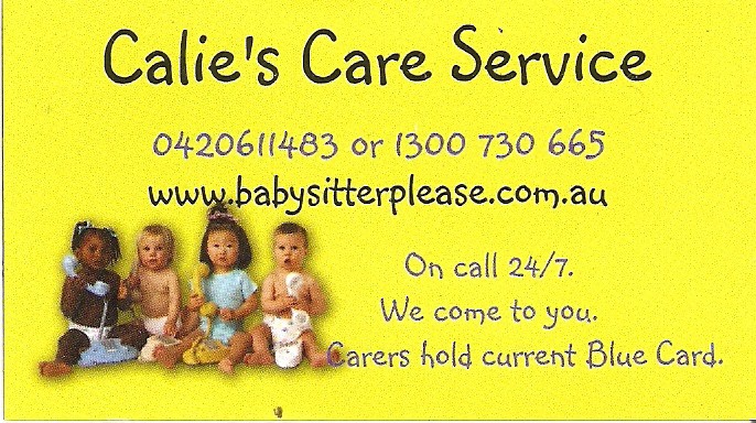 Calie's Care Service Pic 2 - Card