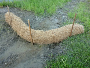 Aussie Erosion Pic 5 - Coir Log