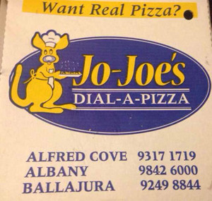 Jo-Joe's Pizza Pic 3 - Pizza box