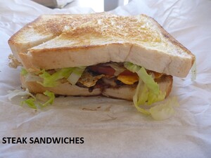 Nga's Express Takeaway Pic 5 - Steak Sandwiches