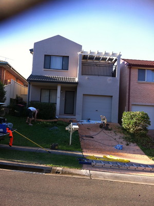 Tony Ur Handyman Pic 3 - We Painted this house after pressure cleaning LIVERPOOL NSW