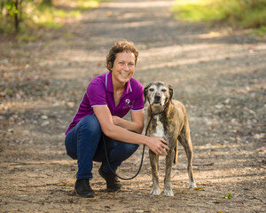 Eclipse Dog Training Pic 3 - Trainer Jessica with her dog Nandi