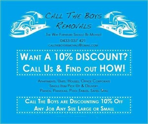 Call The Boys Removals Pic 2