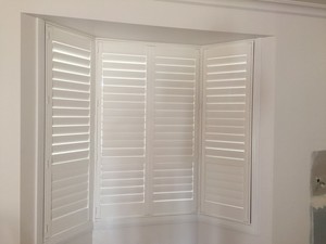 LM Curtains & Blinds Pic 3 - Luxaflex Shutters Installed my LM Curtains