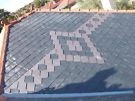 LM Roofing Pic 2 - Decorative diamond on slate roof