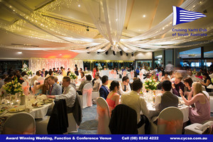 Cruising Yacht Club of South Australia Pic 4 - Wedding Reception Venue Adelaide Cruising Yacht Club of South Australia