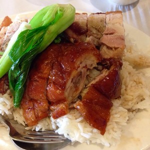 King Jade Restaurant Pic 4 - Combination roast duck and roast pork on rice