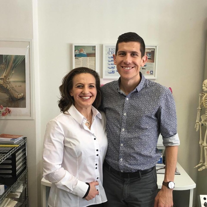 Walker Street Sports Podiatry Pic 1 - Tom and Phillipa at the North Sydney clinic